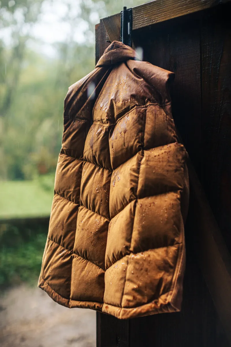 &SONS Forest Puffer Gilet Tan