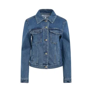Anagram Jacket in Mid Blue Denim