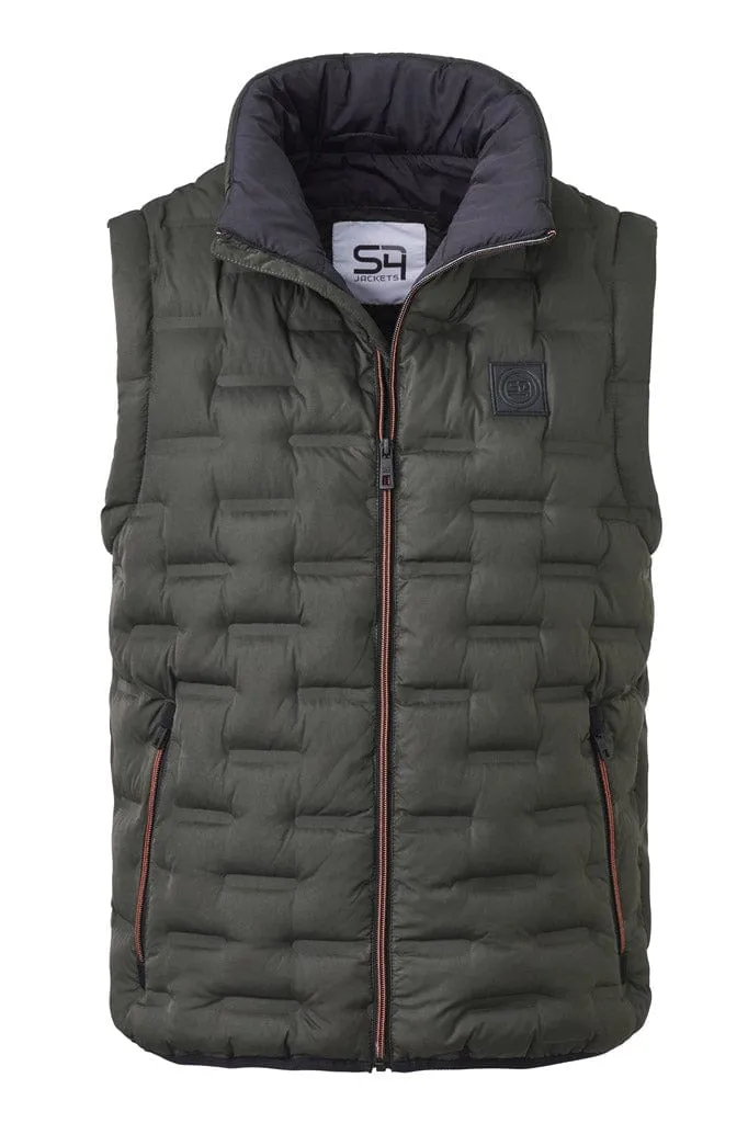 Ares Water Resistant Recycled Down Gilet - Olive