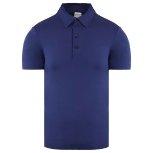 Armani Mens Dark Blue Polo Shirt