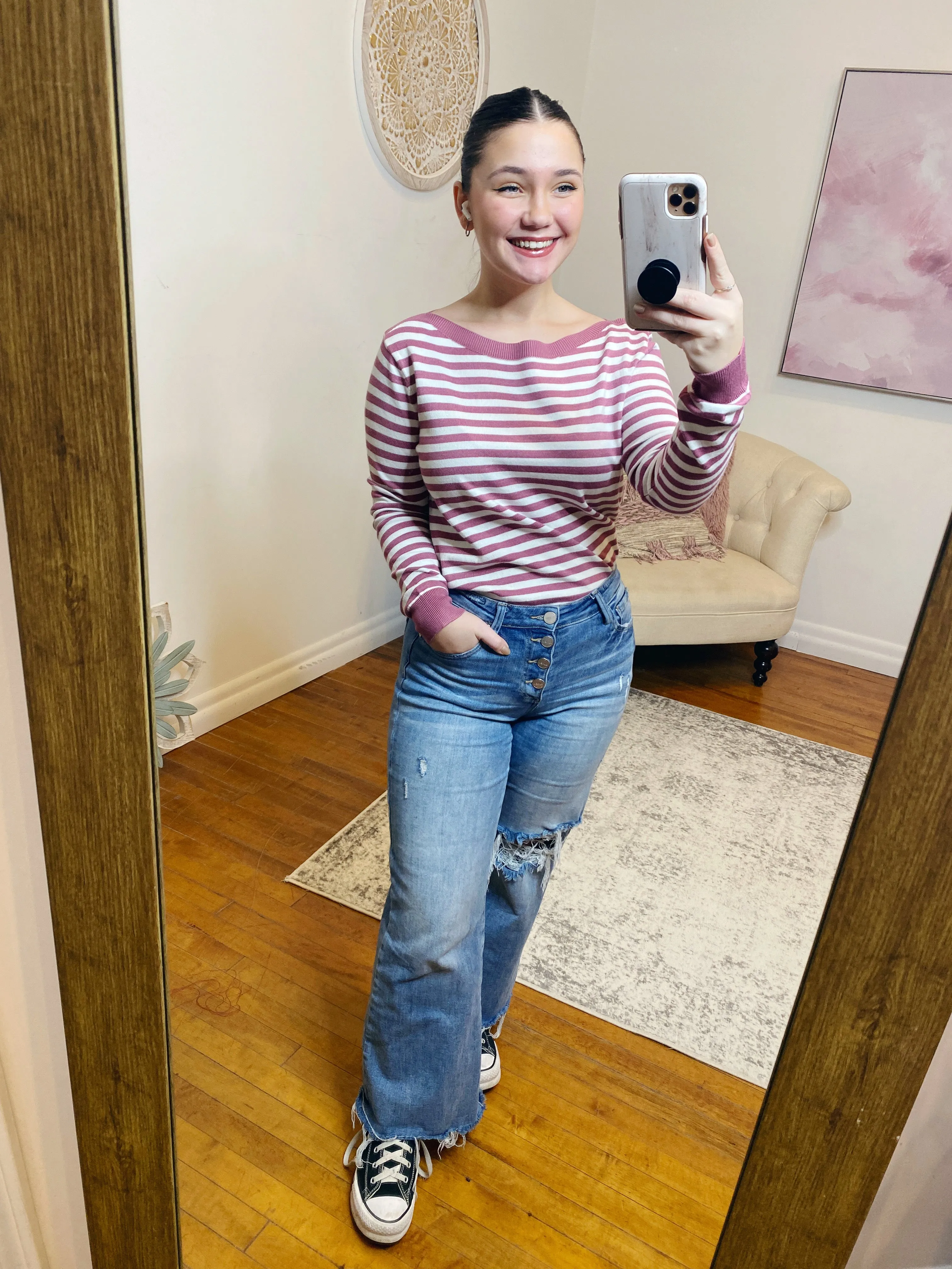 Ashtyn Striped Sweater FINAL SALE