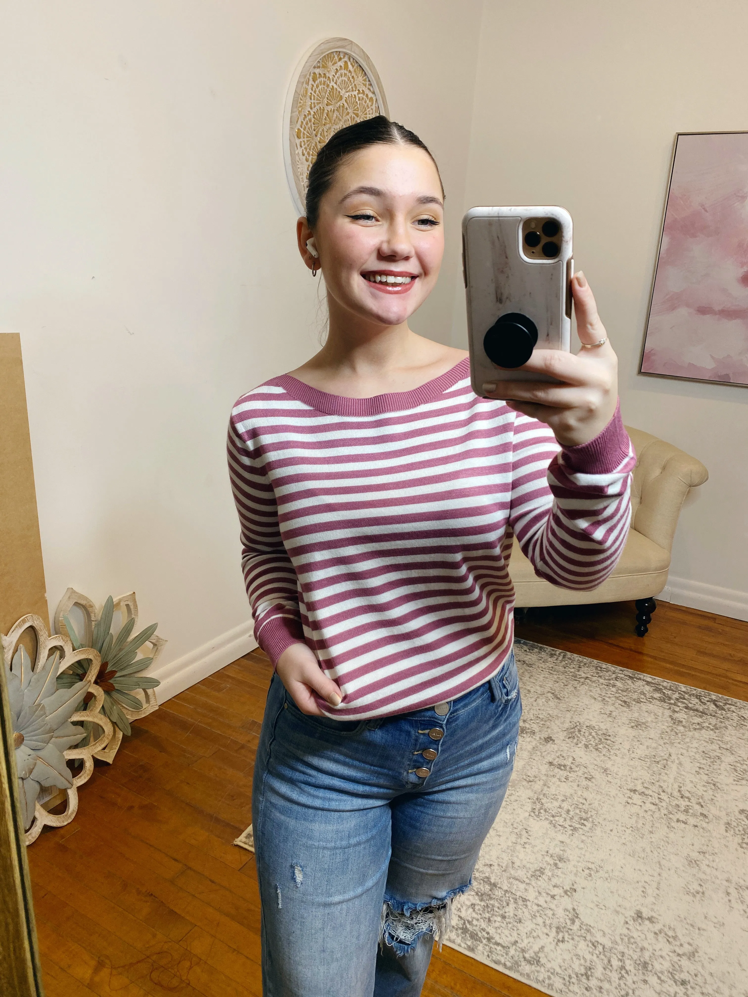 Ashtyn Striped Sweater FINAL SALE