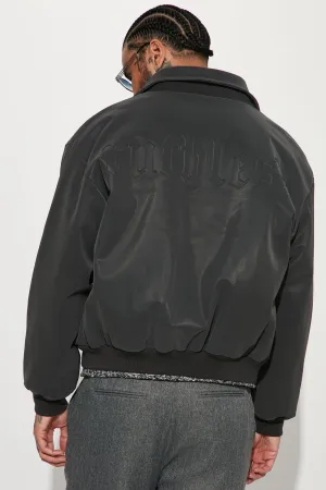Be Ruthless Bomber Jacket - Grey