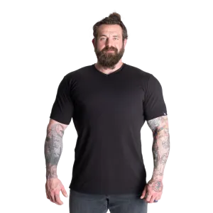 BETTER BODIES V-Neck Tapered Tee (Black) - ملابس رياضية