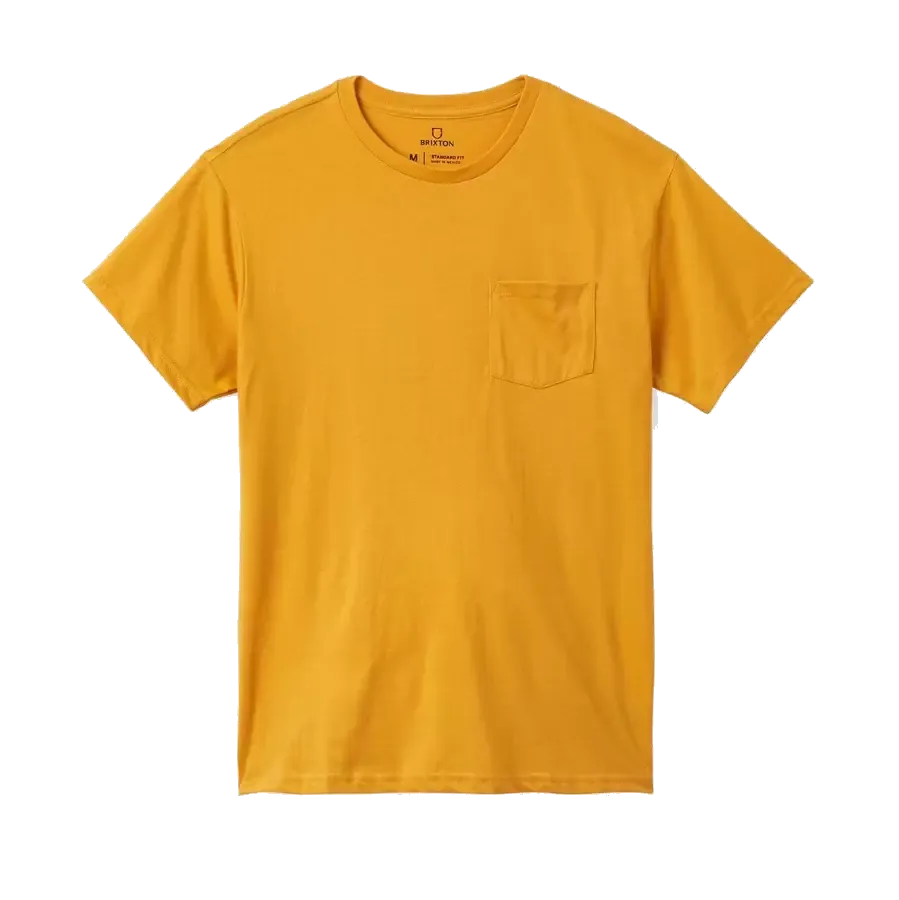 Brixton Basic Pocket Tee - Golden Glow