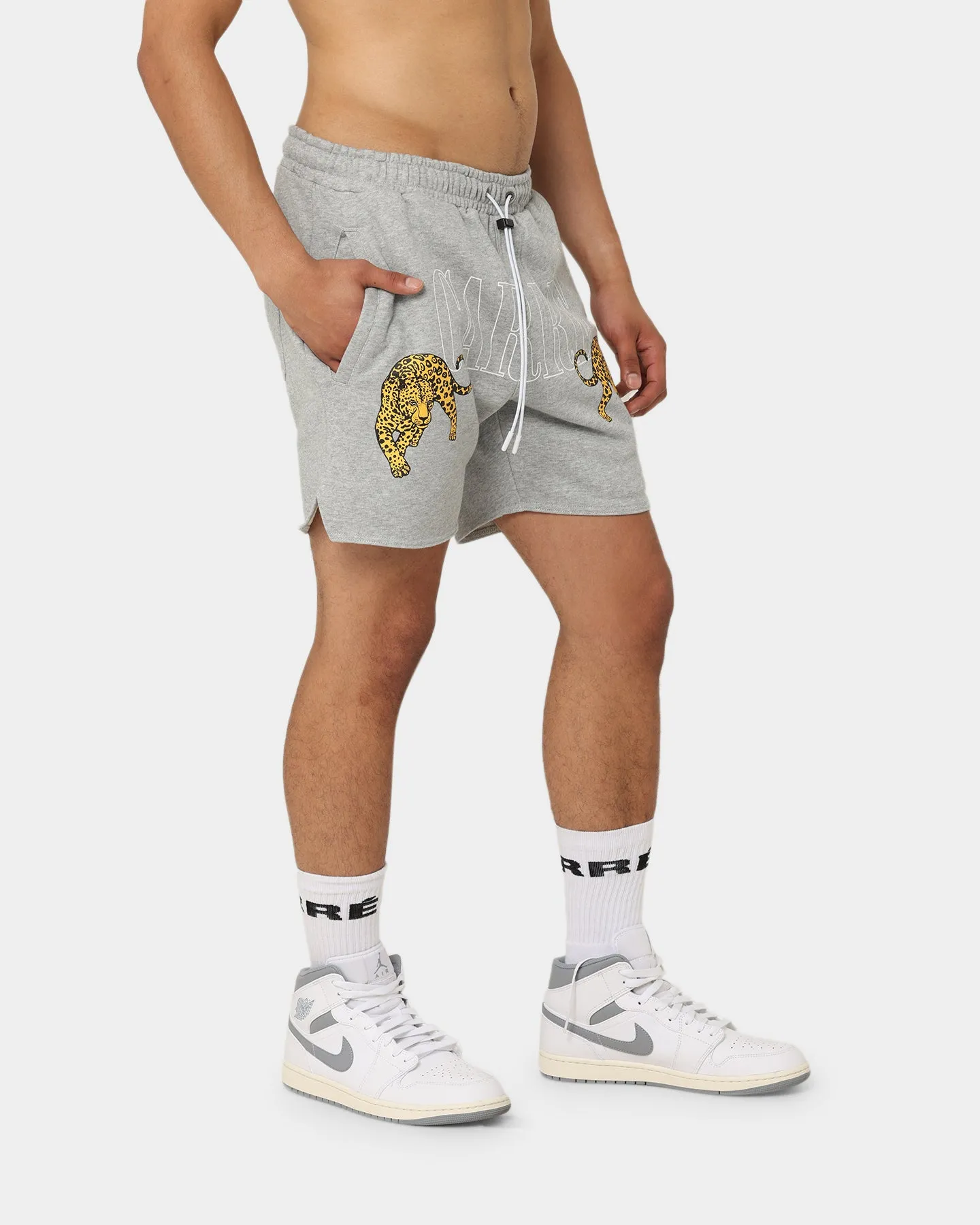 Carré Leo Sweat Short Grey Marle