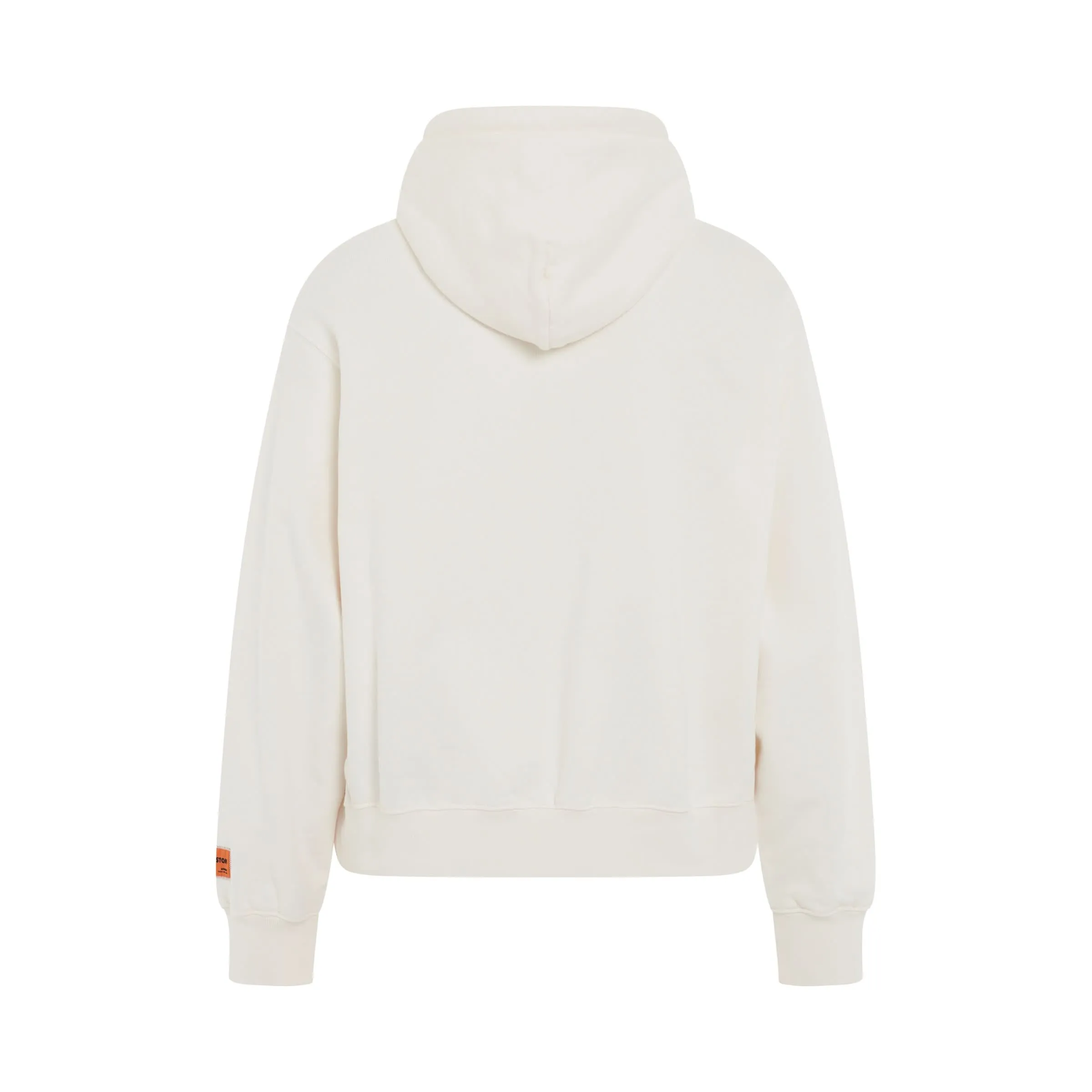 Censored Heron Hoodie in White/Light Blue