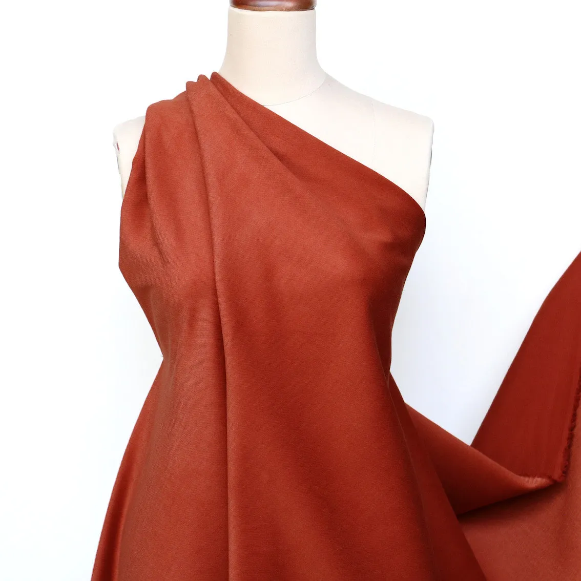 Chianti Clay Brushed Denim