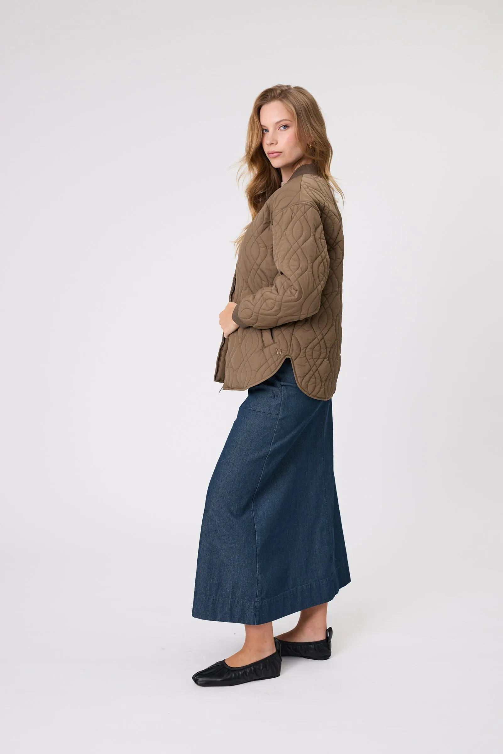 Colorado Quilted Jacket - Mocha