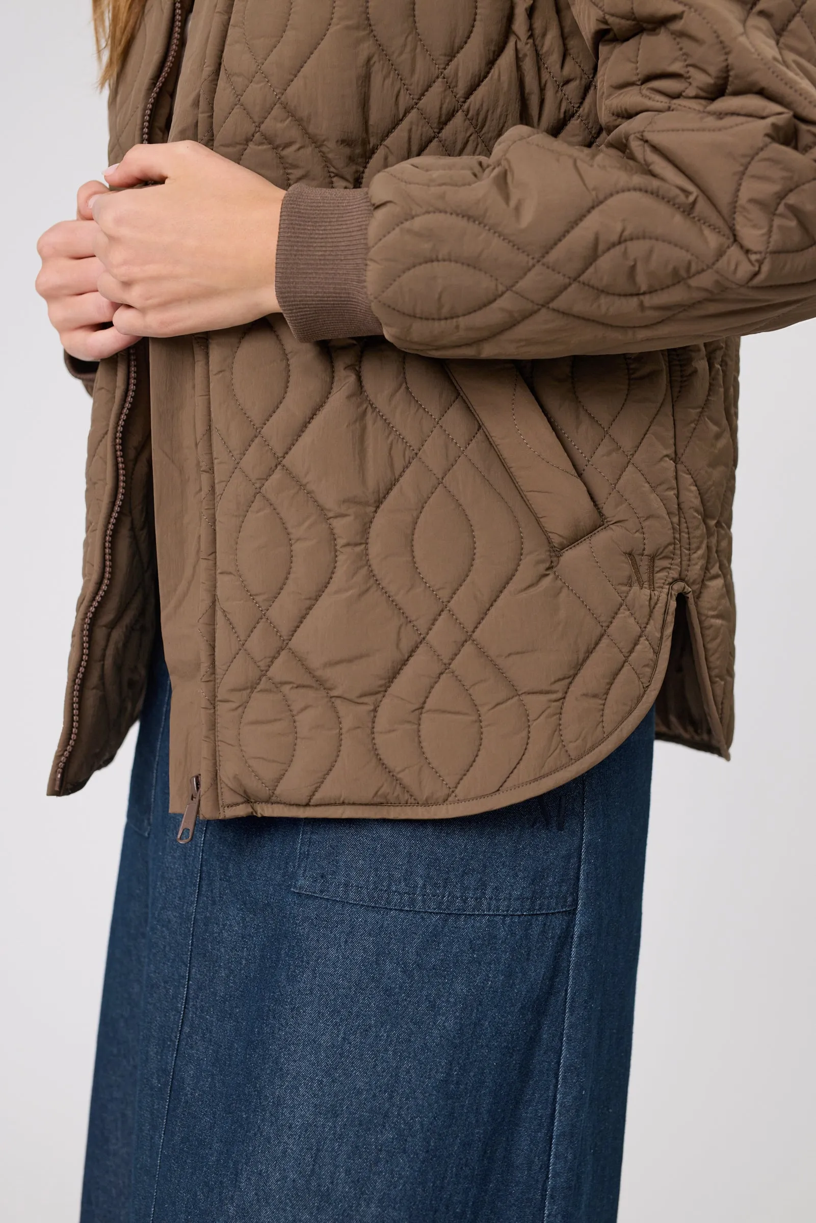 Colorado Quilted Jacket - Mocha