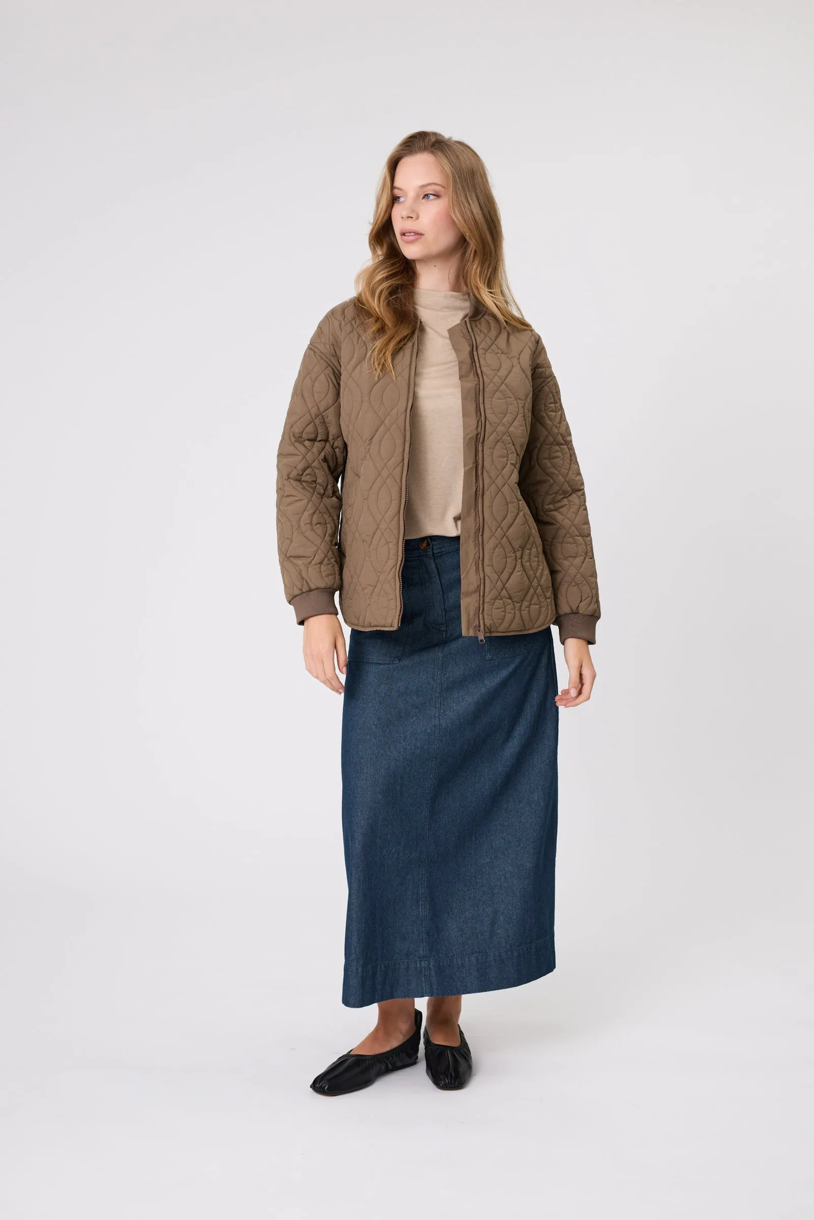 Colorado Quilted Jacket - Mocha