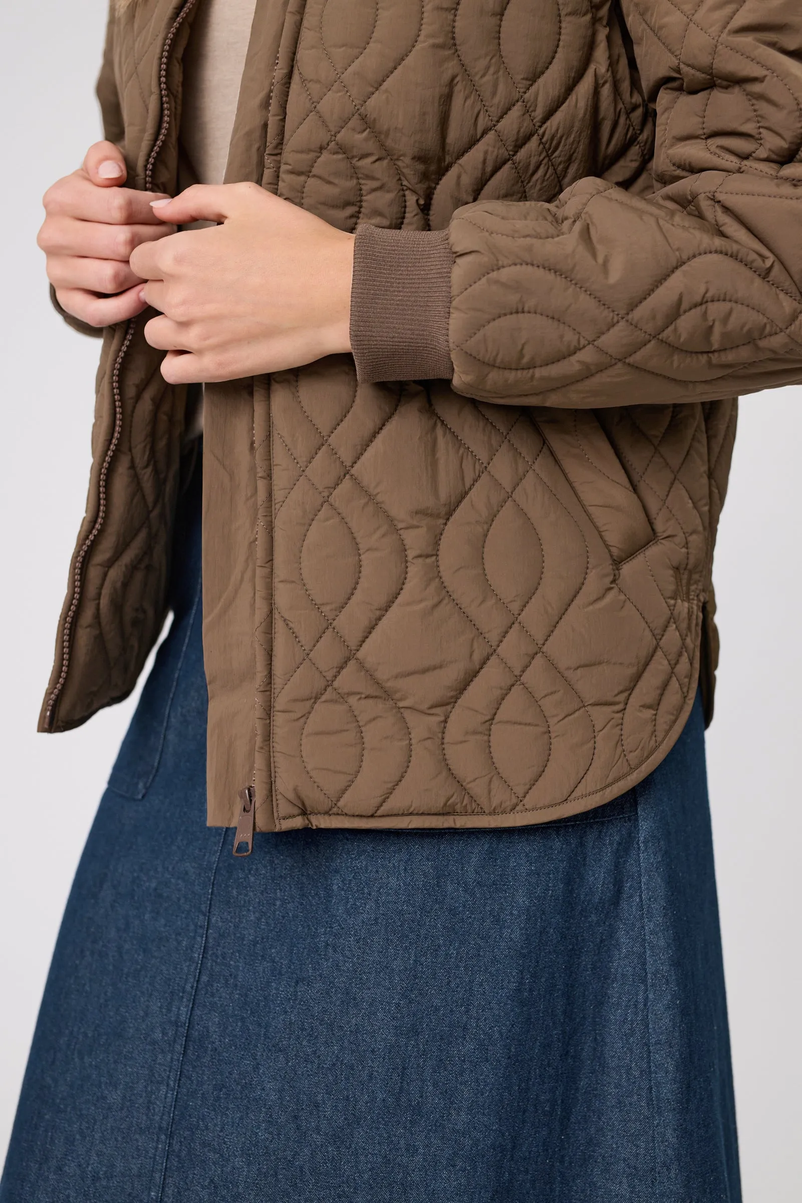 Colorado Quilted Jacket - Mocha