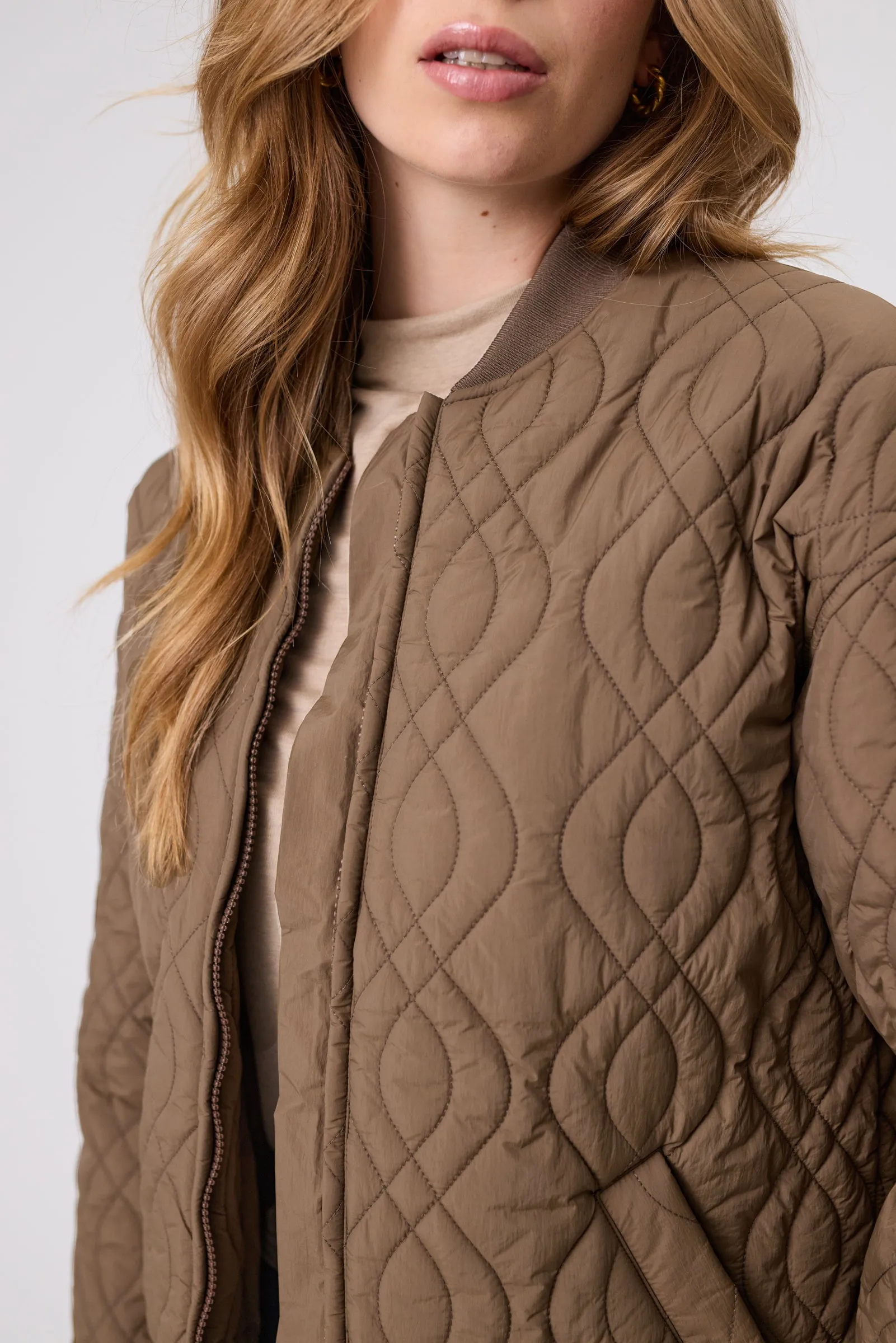 Colorado Quilted Jacket - Mocha