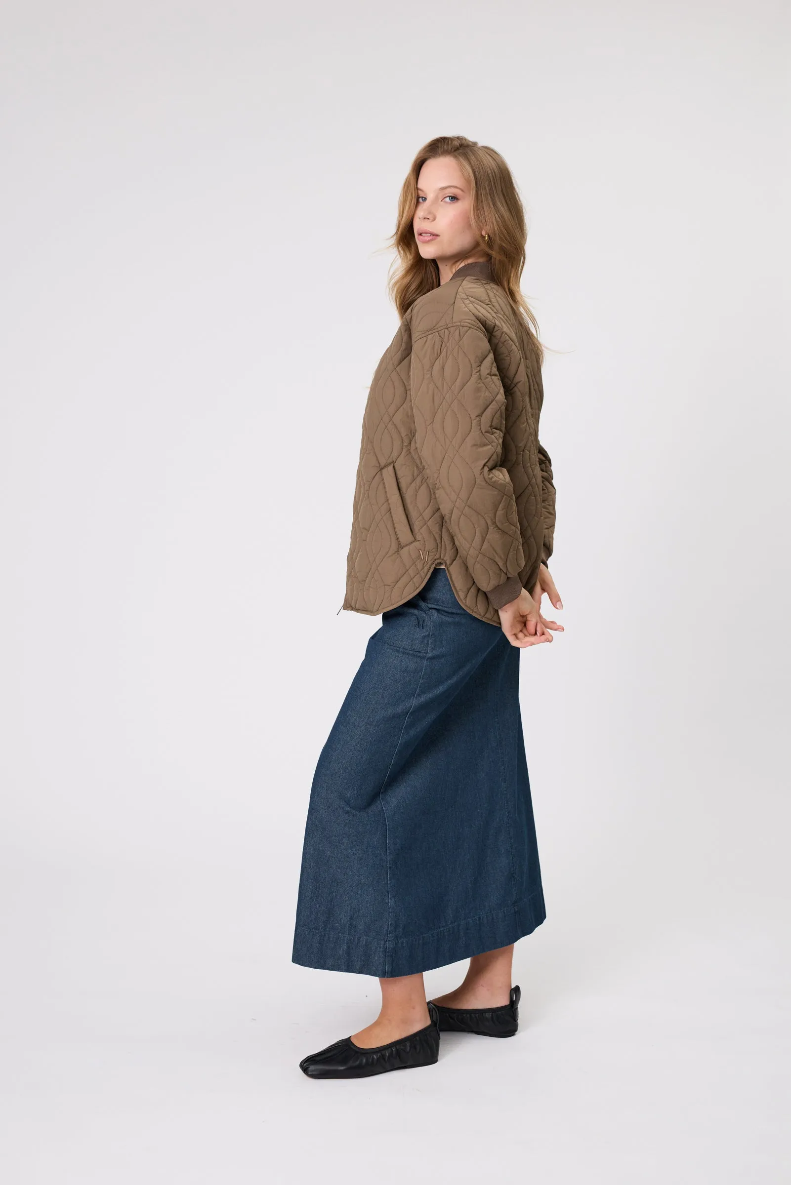 Colorado Quilted Jacket - Mocha