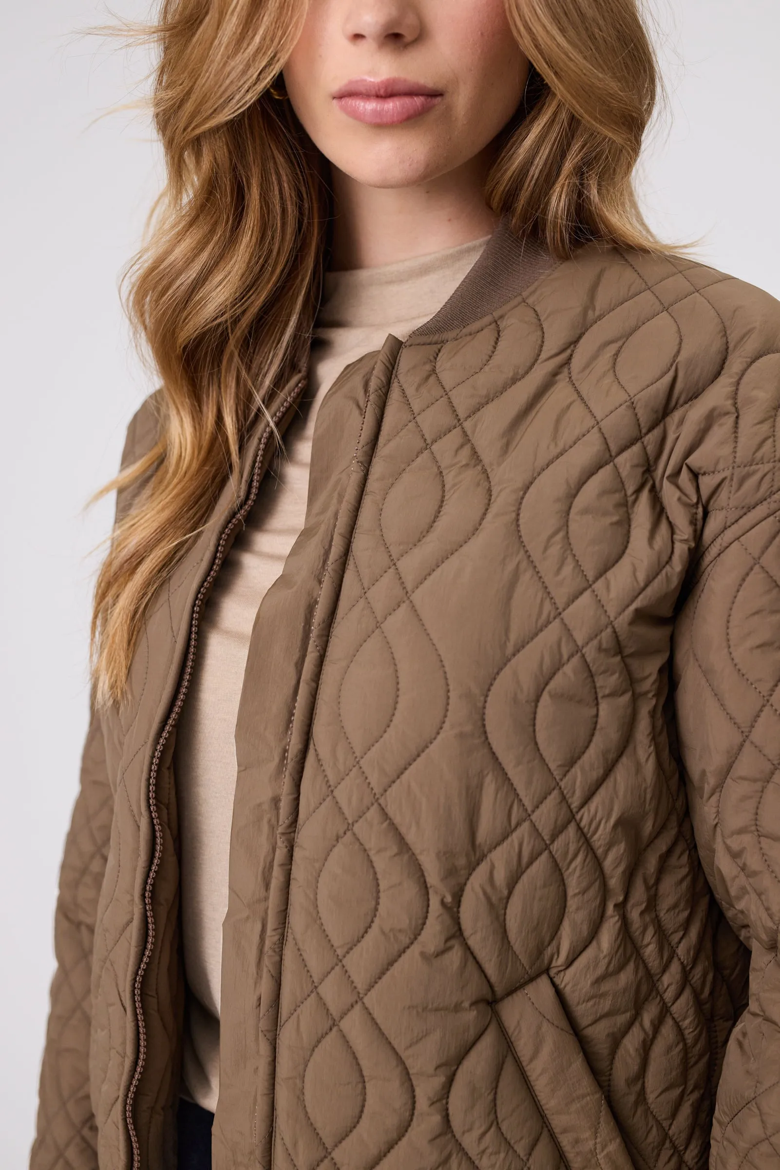 Colorado Quilted Jacket - Mocha