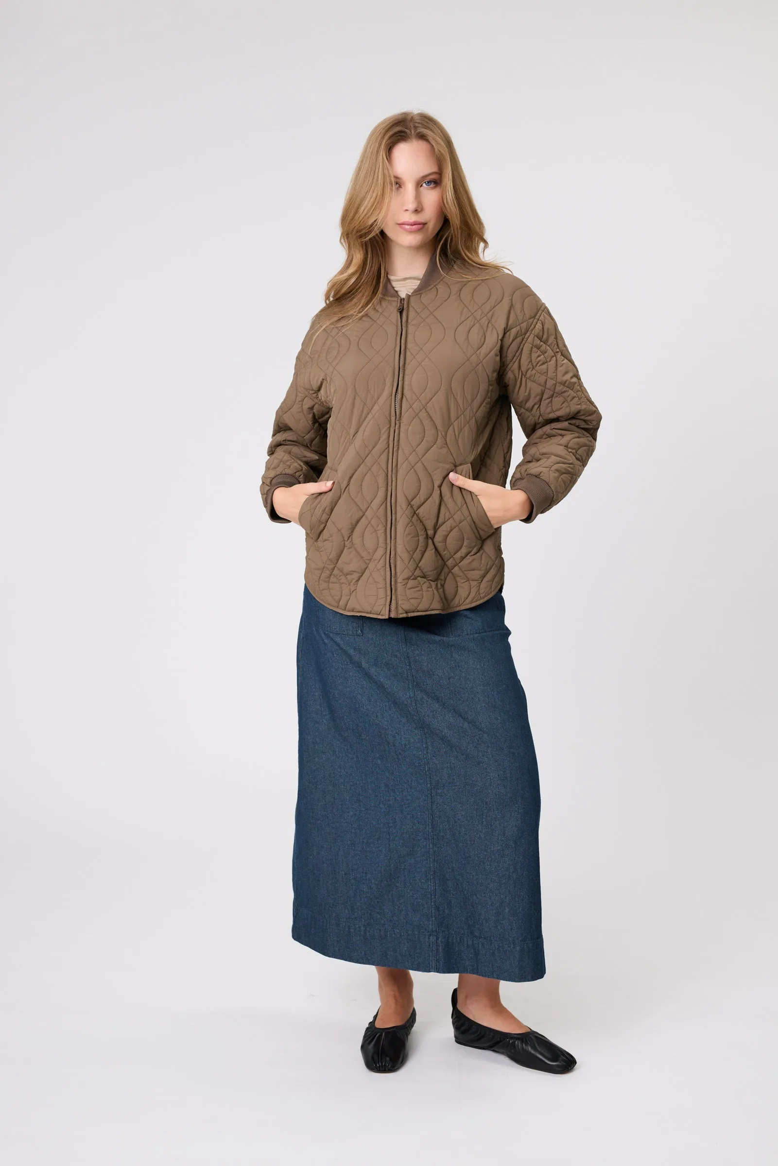 Colorado Quilted Jacket - Mocha