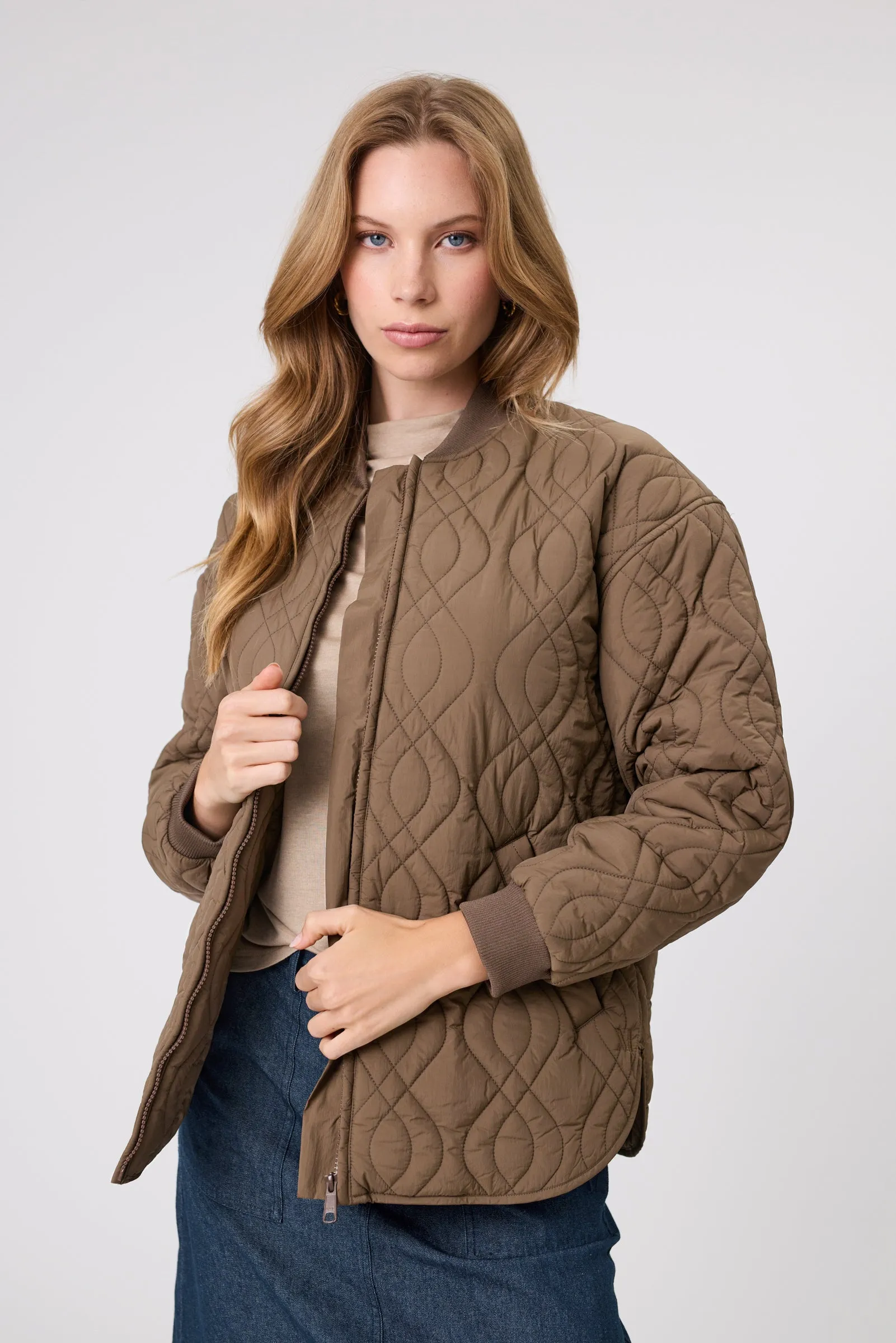 Colorado Quilted Jacket - Mocha