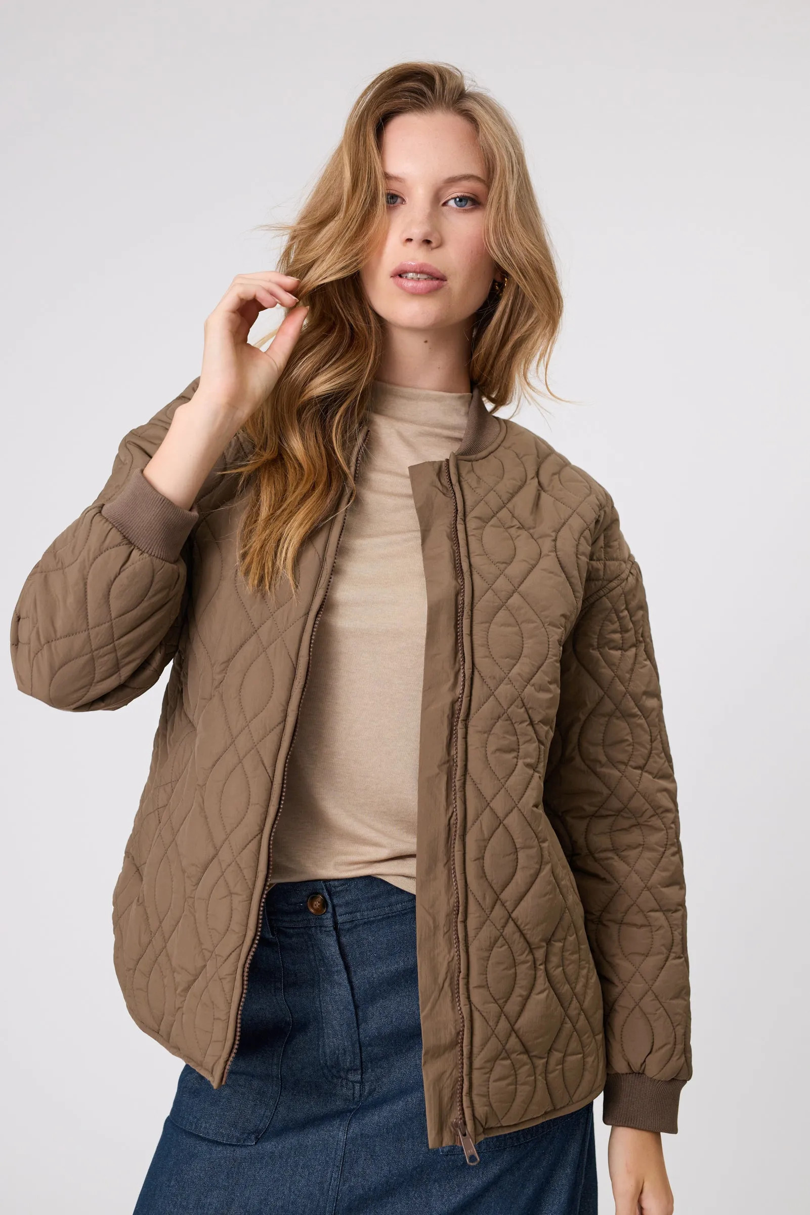 Colorado Quilted Jacket - Mocha