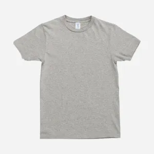 Crew Neck T-Shirt (Heather Grey)