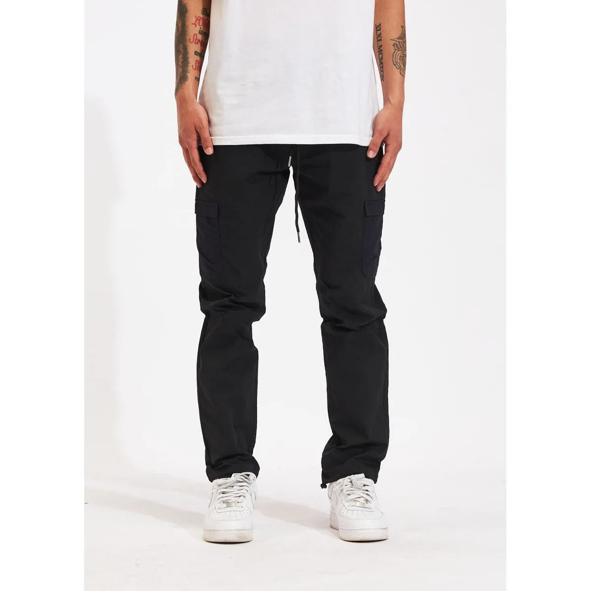 Crysp Denim Rowan Black Cargo Jeans (CRYSPHOL23-07)