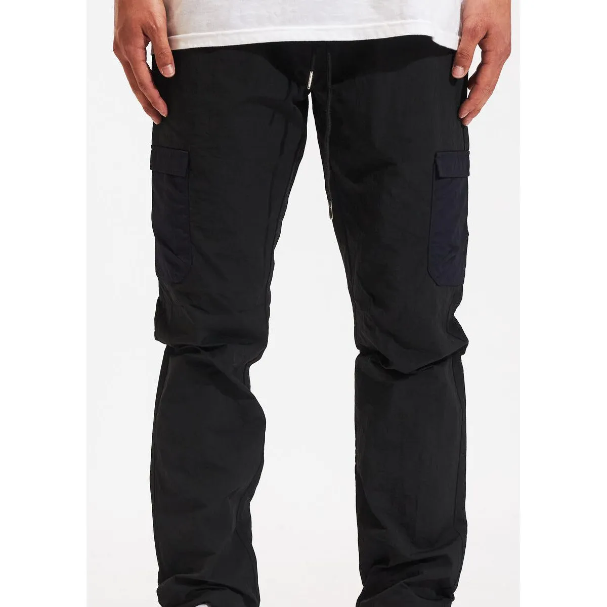Crysp Denim Rowan Black Cargo Jeans (CRYSPHOL23-07)