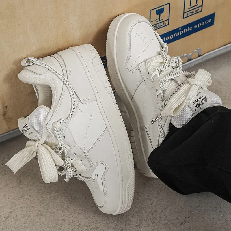 Cuban | Chunky White Sneakers