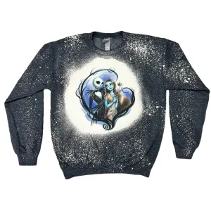 Disney: The Nightmare Before Christmas - Jack & Sally Tie Dye Sweatshirt