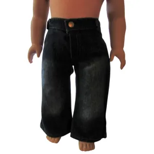 Distressed Doll Jeans for 18-inch dolls