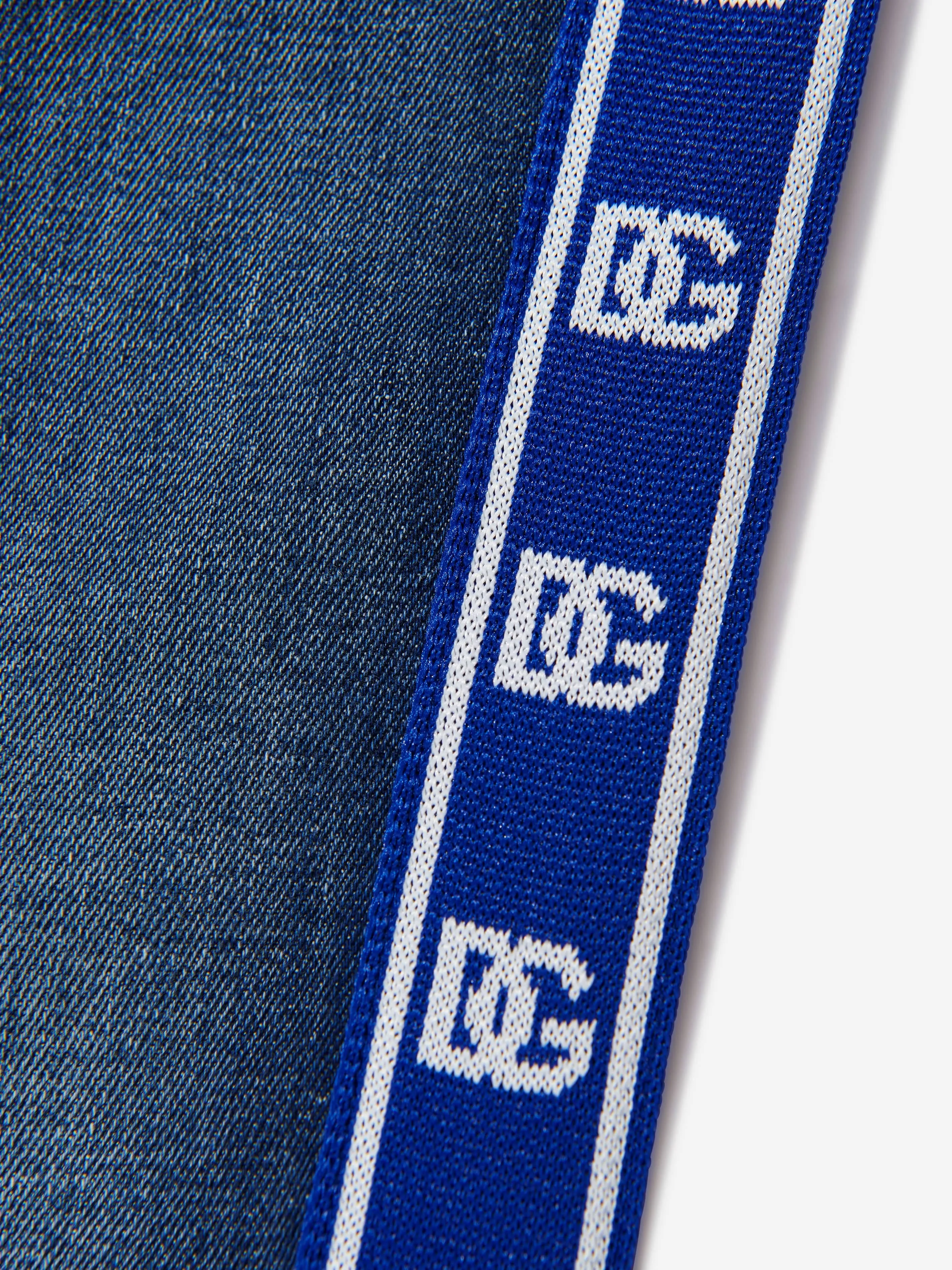 Dolce & Gabbana Boys Logo Trim Jogger Jeans