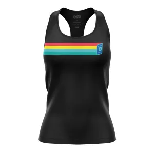 Espectro women's performance racerback tank, black