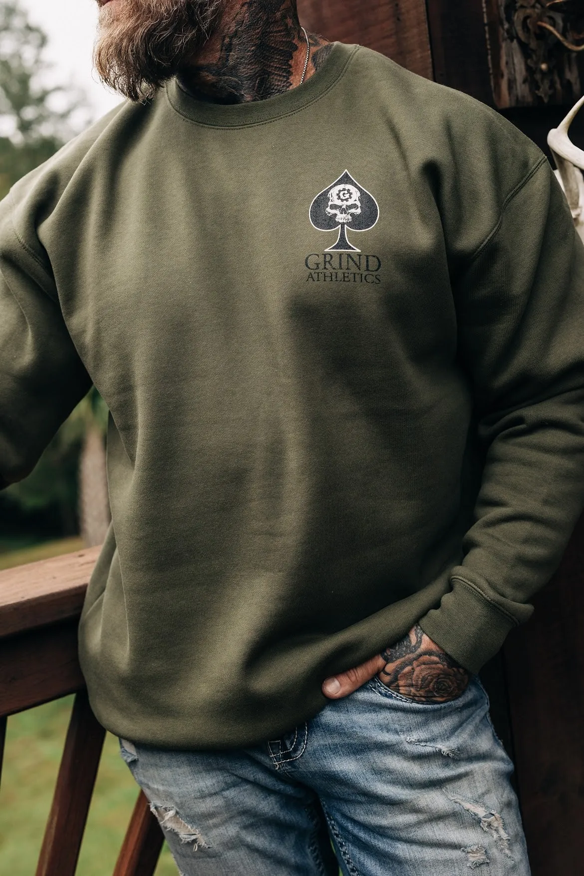 Fortune Favors The Bold - Crewneck Heavyweight Sweatshirt