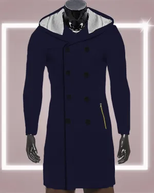 Full Sleeve Fleece Navy Blue Bond Jacket