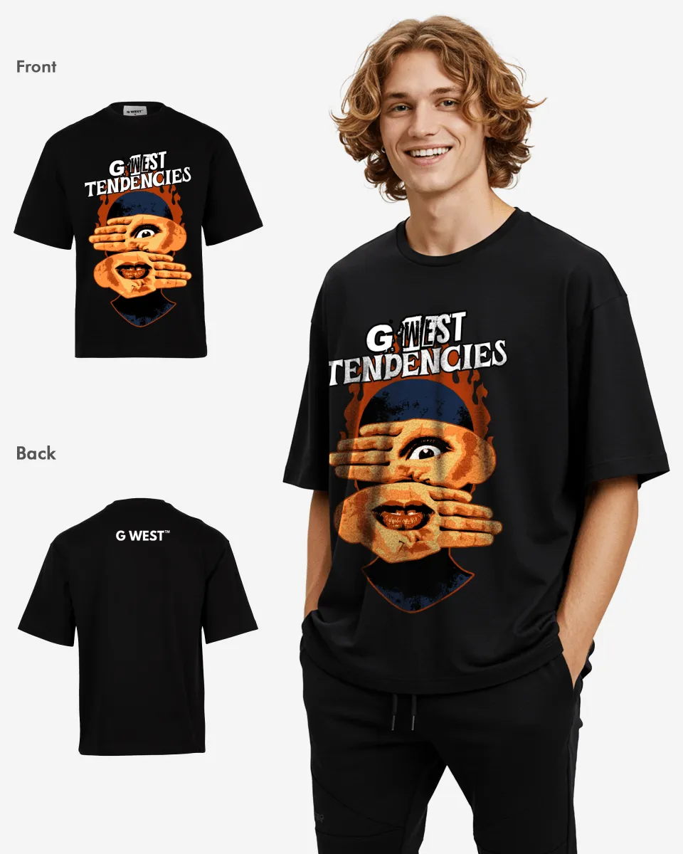 G-WEST TENDENCIES OVERSIZED TEE GWROJMT79