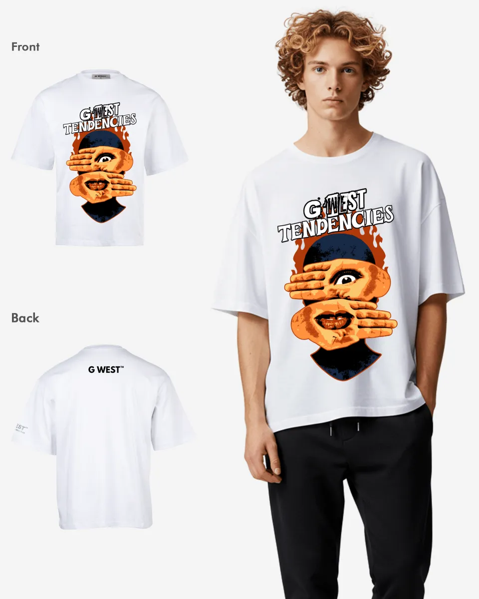 G-WEST TENDENCIES OVERSIZED TEE GWROJMT79