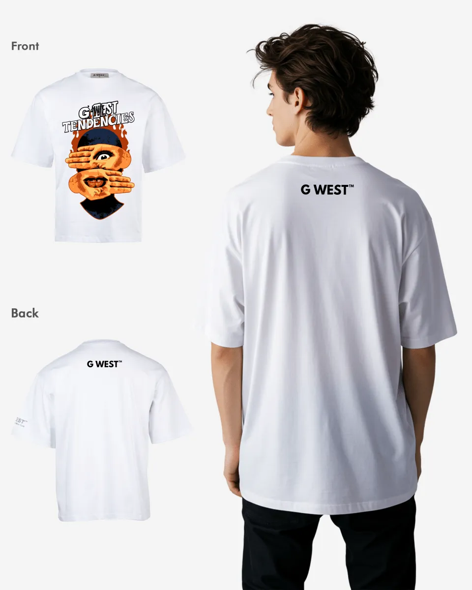 G-WEST TENDENCIES OVERSIZED TEE GWROJMT79