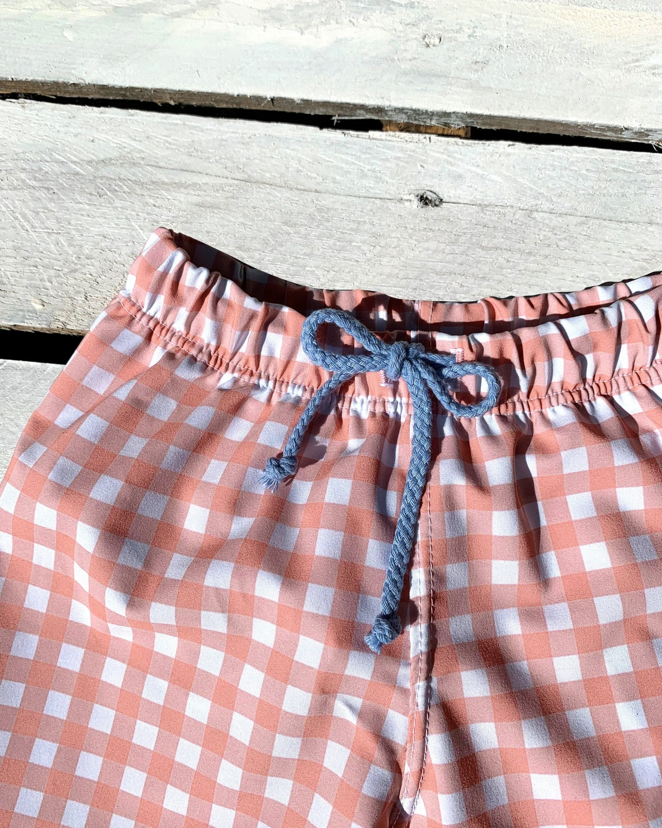 Gingham Swim Shorts