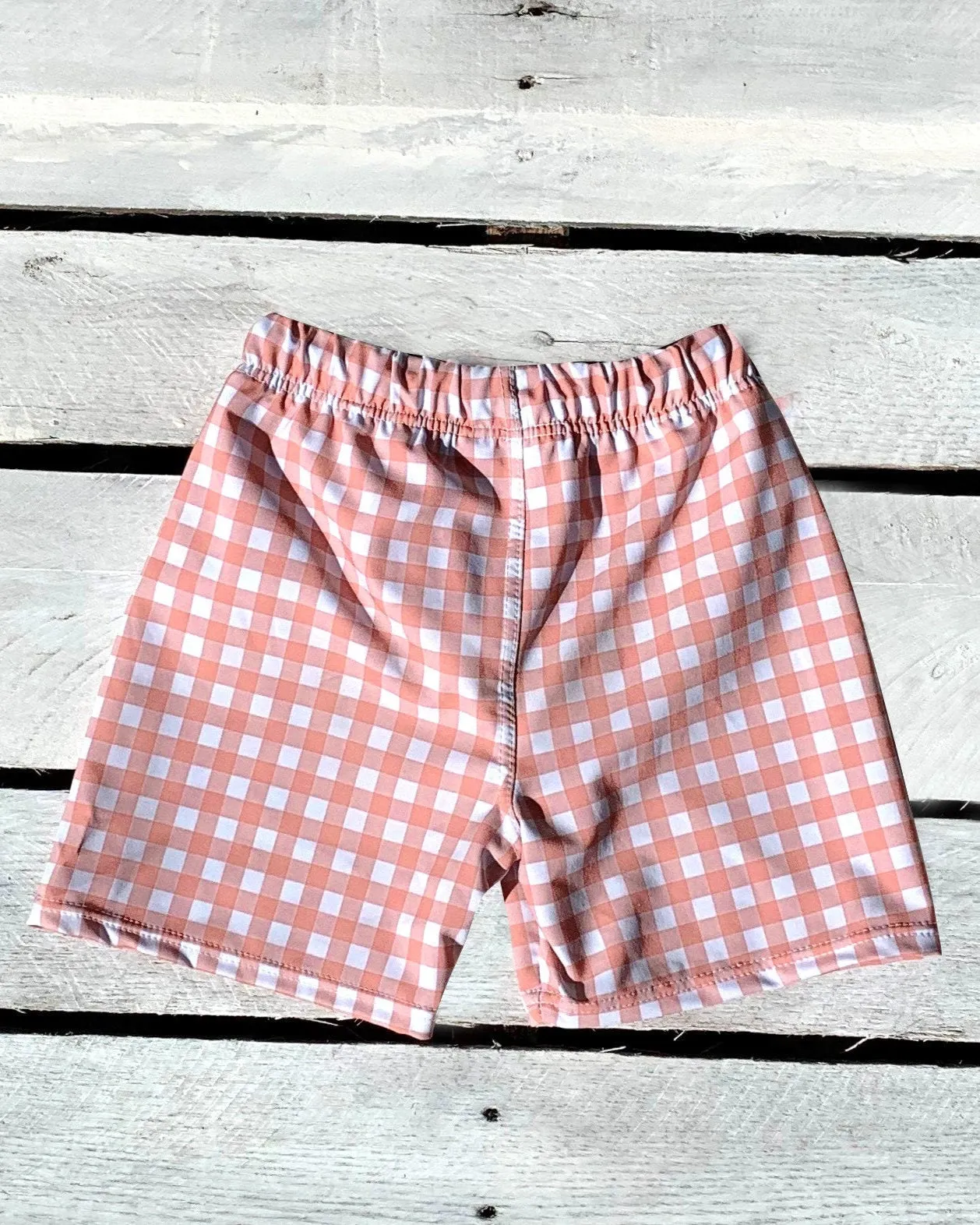 Gingham Swim Shorts