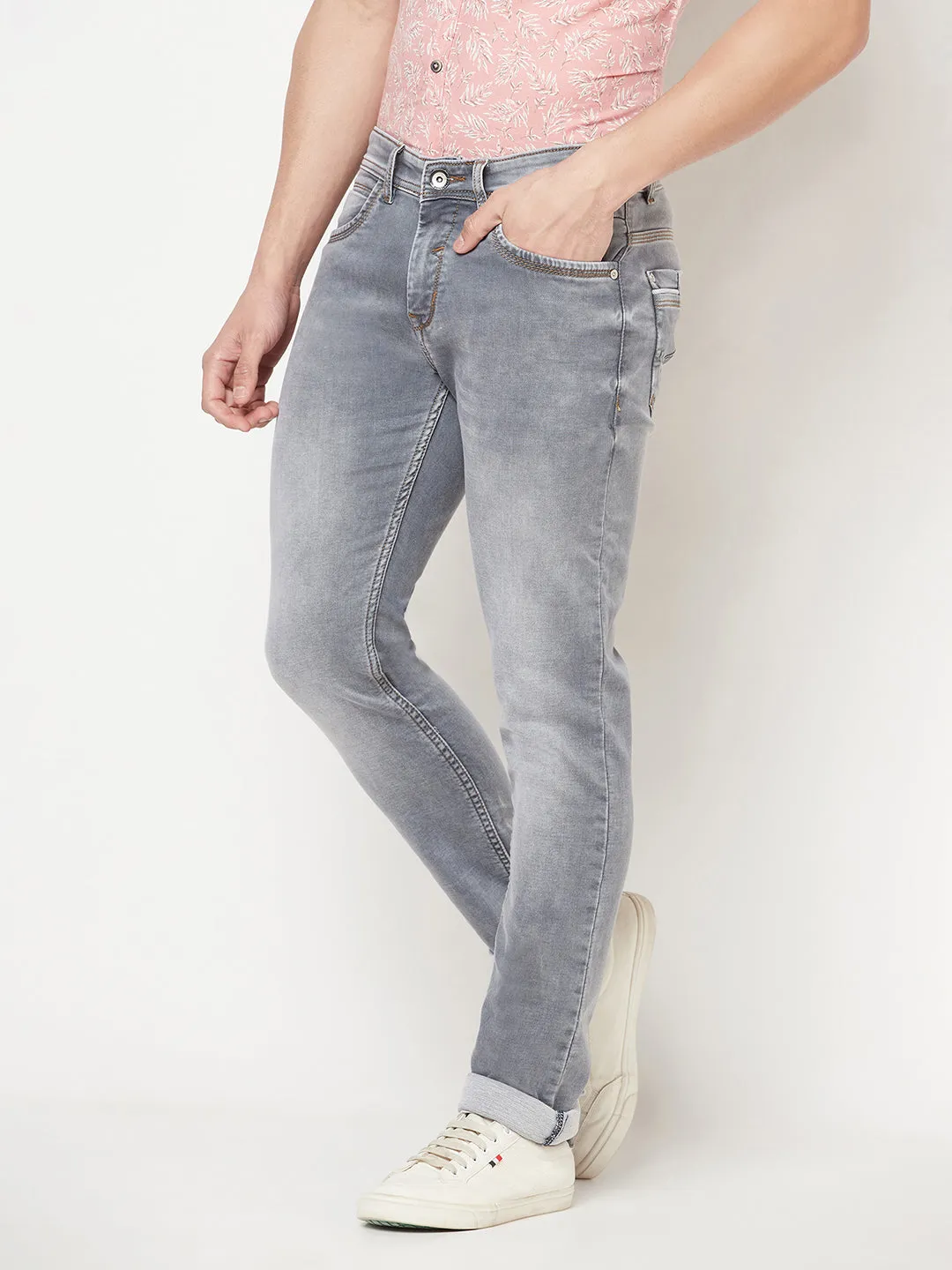 Grey Light Fade Jeans