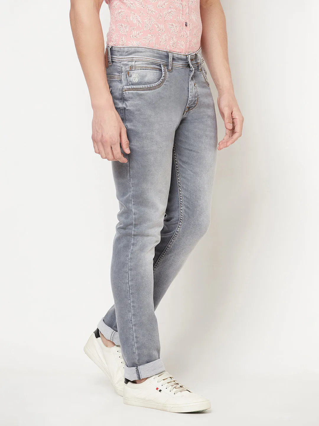 Grey Light Fade Jeans