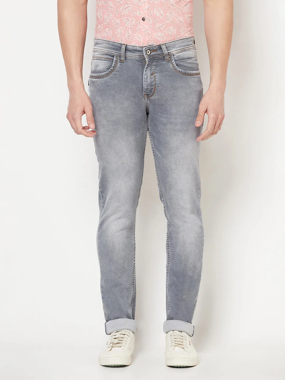 Grey Light Fade Jeans