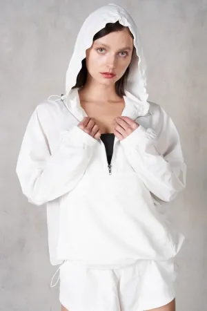 Half Zipper Hoodie Top