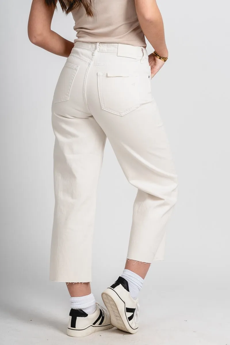 Hidden Nori high rise wide leg jeans sea salt