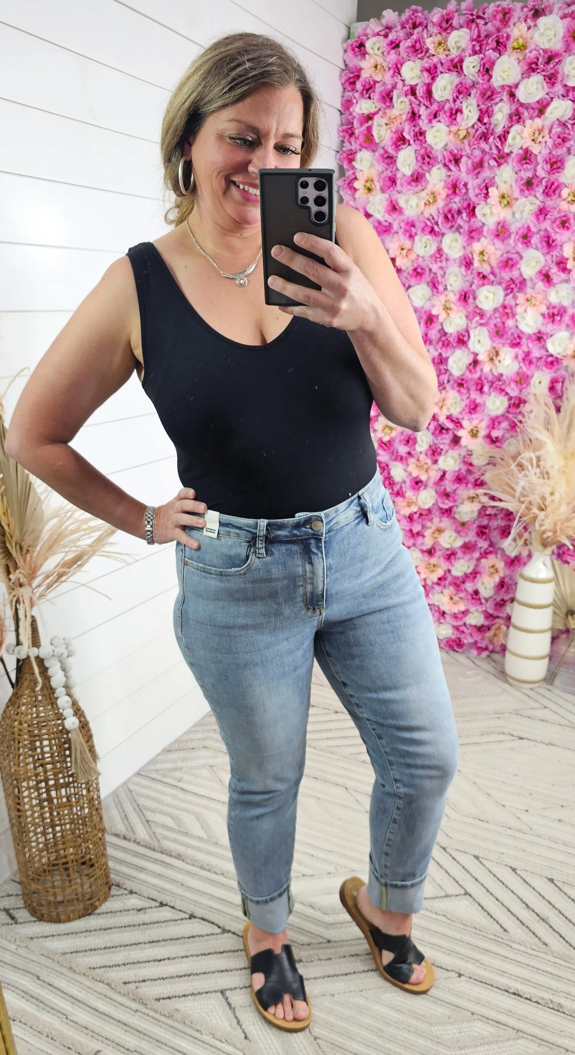 JUDY BLUE HIGH WAIST VINTAGE WASH BOYFRIEND JEAN