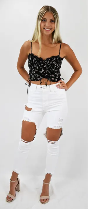 Just Call It High Waist Skinny Jeans