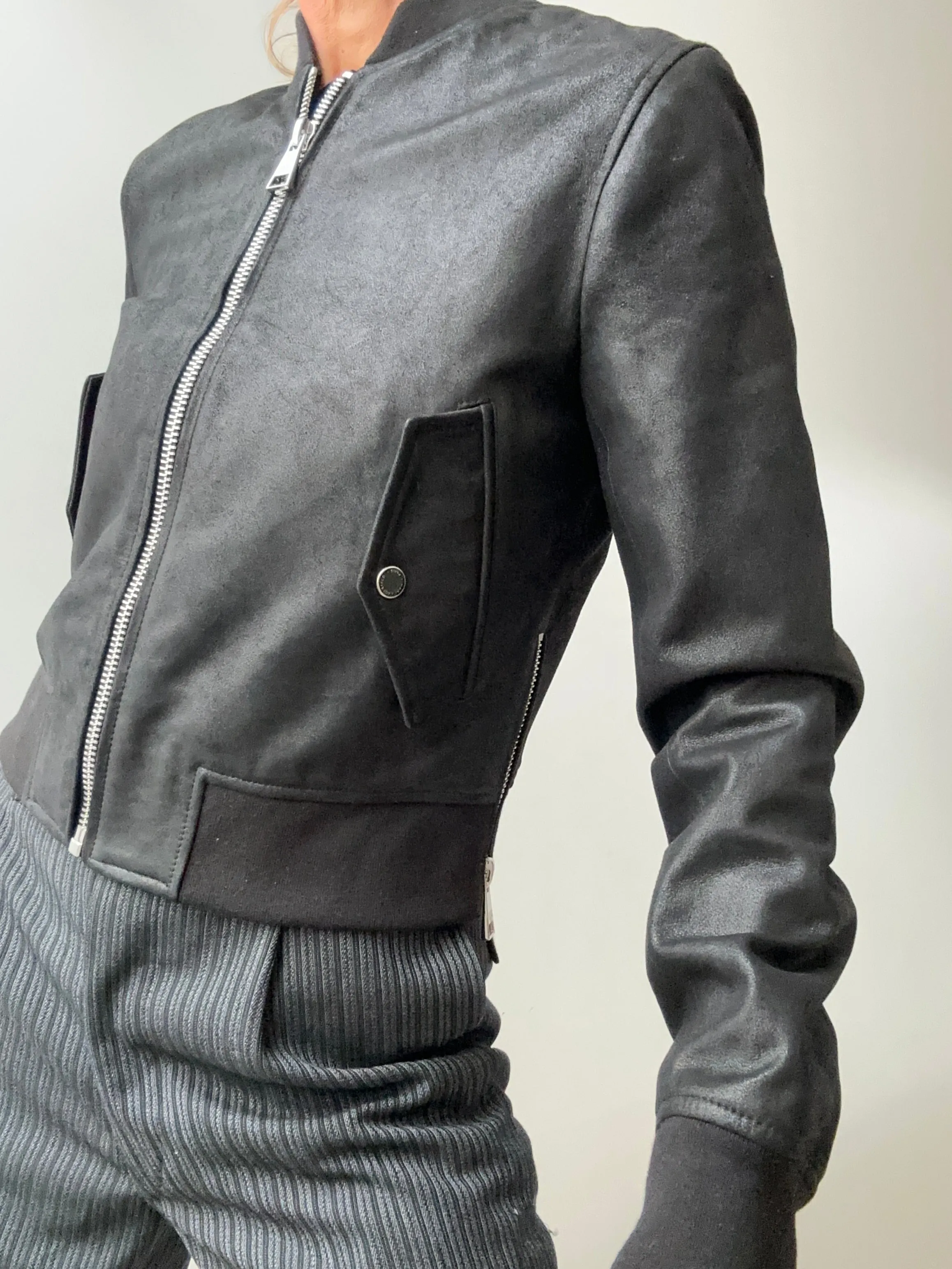Leather Bomber Jacket