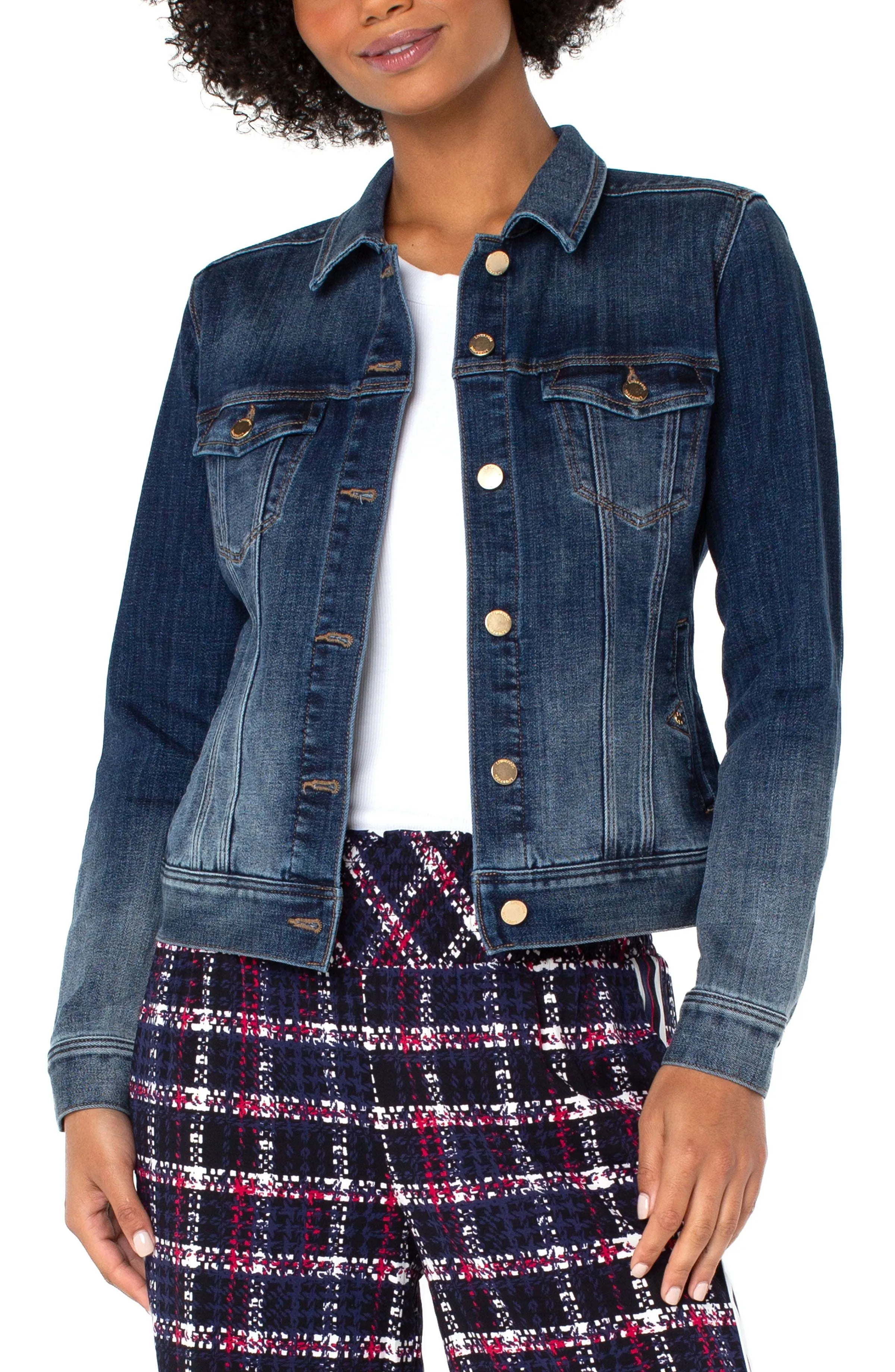 Liverpool: Classic Jean Jacket in Glenrock