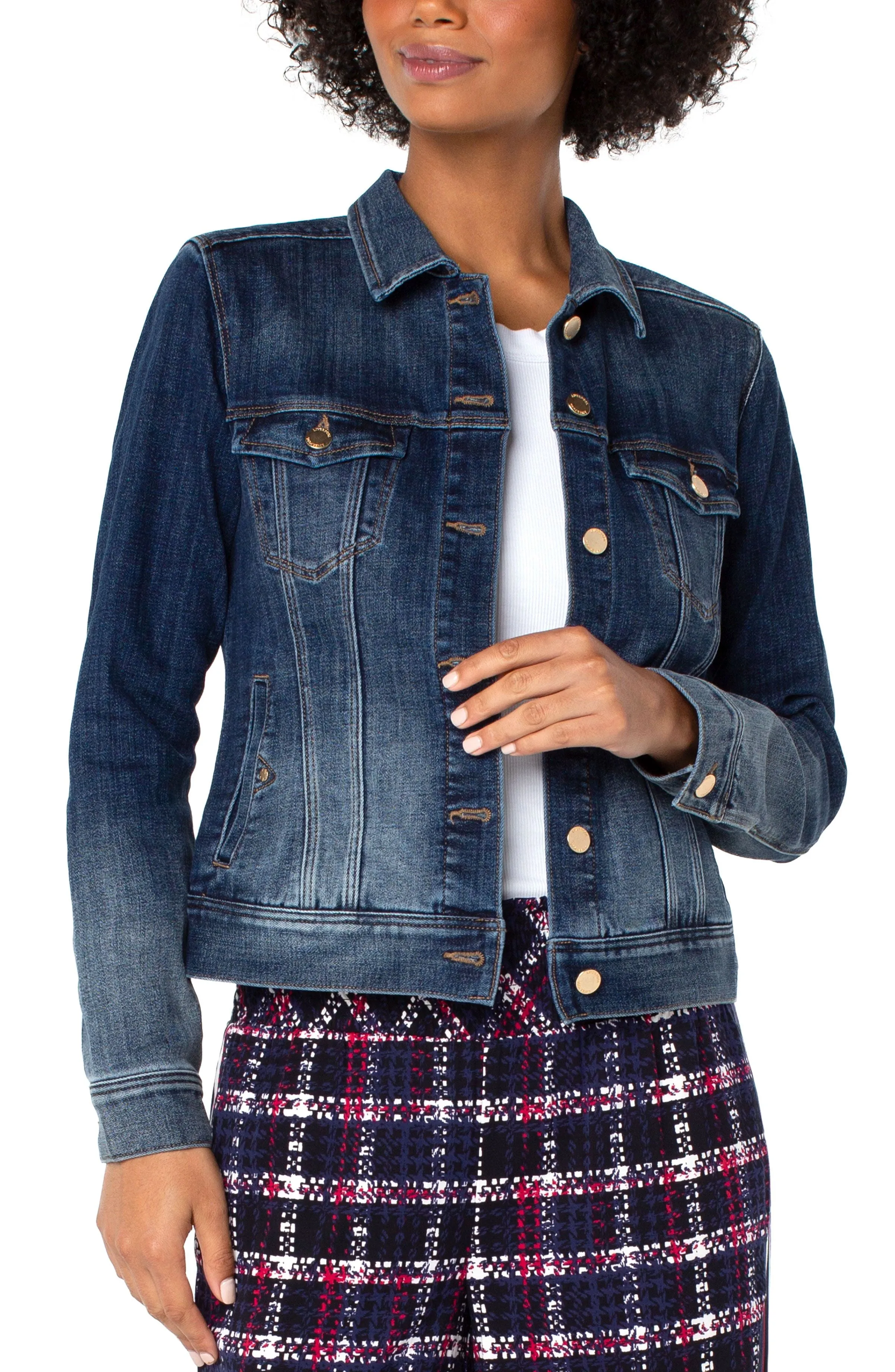 Liverpool: Classic Jean Jacket in Glenrock