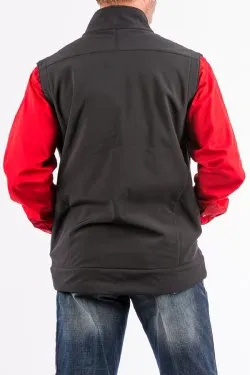 Men's Black Bonded Conceal Carry Vest