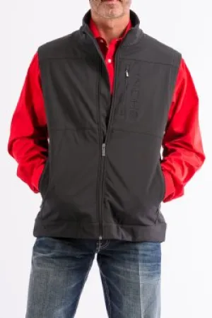 Men's Black Bonded Conceal Carry Vest