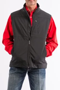 Men's Black Bonded Conceal Carry Vest